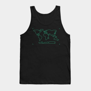 World Map Tank Top